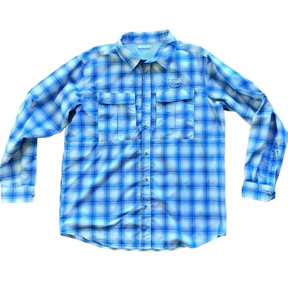 Columbia Shirts Columbia Omnishield Shirt With Roll Tab Sleeves L